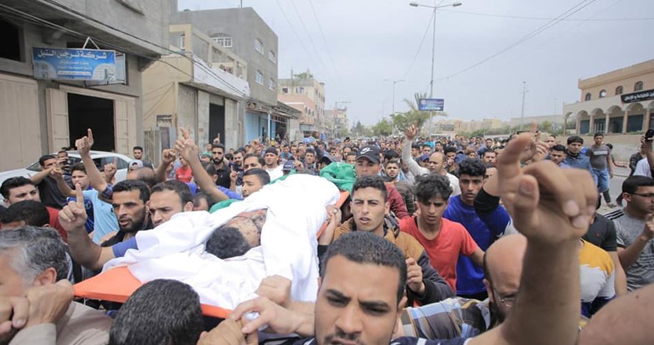Ribuan orang dan 3 Syuhada di jalanan Gaza
