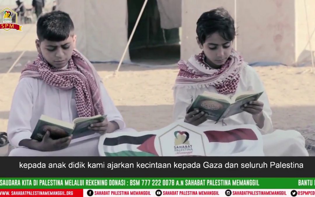 Anak-anak Gaza-Palestina tengah menghapal Al-Quran