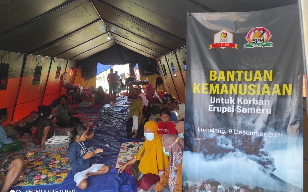 SPM Peduli Umat Bantu Korban Urupsi Gunung Semeru